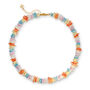 Multicoloured Pastel Natural Shell Necklace, thumbnail 1 of 2