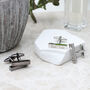 Personalised Square Bar Cufflinks, thumbnail 1 of 6