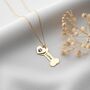 Dog Bone Necklace With Name In Sterling Silver, thumbnail 2 of 6