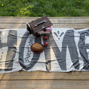 Personalised Love Texted Throw, Gift Towel Set For Couples, 8 of 11