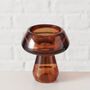 Mushroom Duel Glass Candle Holder : Set Of Two, thumbnail 6 of 6