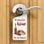 Time For Wine Red Or White Acrylic Door Hanger Sign, thumbnail 2 of 2