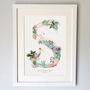 Personalised J To S Pastel Wildlife Letter Print, thumbnail 12 of 12