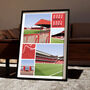 Middlesbrough Views Of Ayresome And Riverside Poster, thumbnail 1 of 6