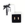 18ct Gold Plated Hoop Earrings With Gift Box, thumbnail 4 of 4