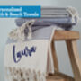 Personalised Cotton Bath And Gym Towel, thumbnail 6 of 10