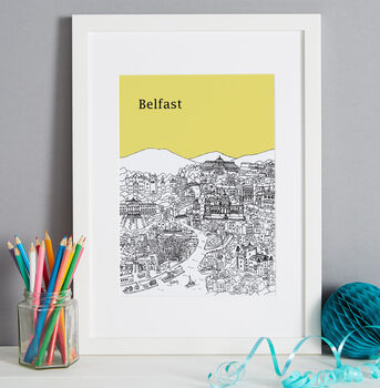 Personalised Belfast Print, 6 of 10