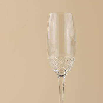 Roma Crystal Champagne Flute Set, 4 of 7