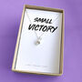 Small Victory Sterling Silver Necklace, thumbnail 2 of 4