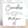 Netball Coach Thank You Card, thumbnail 2 of 3