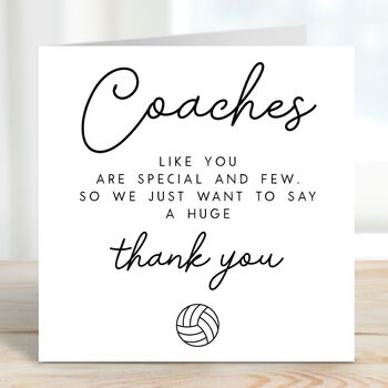 Netball Coach Thank You Card, 2 of 3