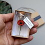 Tiny Paper Poppy In A Bottle Personalised Keepsake, thumbnail 1 of 7