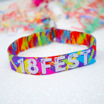18th Birthday Party Festival Wristbands 18 Fest, 5 of 6