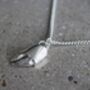 Sterling Silver Large , Crab Claw Pendant Necklace, thumbnail 5 of 6