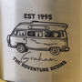 Personalised Campervan Adventure Hip Flask Camping Gift, thumbnail 2 of 4