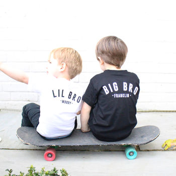 'Lil Bro' Personalised T Shirt, 3 of 5