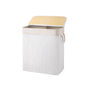 100 L White Two Sections Clothes Laundry Basket, thumbnail 5 of 7