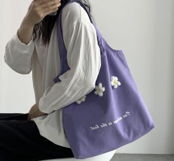 Floral Shoulder Tote Bag, 3 of 5