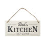 Dad’s Kitchen Hanging Wooden Sign, thumbnail 2 of 3