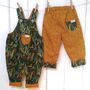 Reversible Jungle Cheetah Kids Cotton Trousers, thumbnail 3 of 8