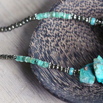 Emerald Opal And Turquoise Necklace, 8 of 12