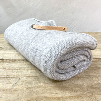 Pure Cashmere ' Hugs To Go ' Travel Blanket, 5 of 10