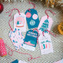 Pack Of 12 Festive Christmas Gift Tags, thumbnail 2 of 4