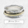 Personalised Sterling Silver Brass Crown Spinner Ring, thumbnail 2 of 8