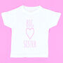 'Big Sister Heart' Announcement T Shirt, thumbnail 6 of 6