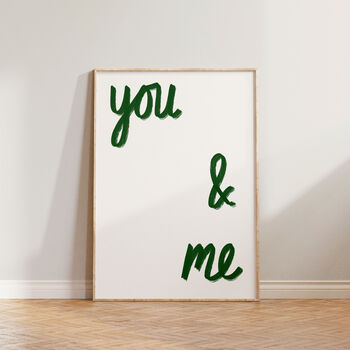 You And Me New Home Wall Art Print, 4 of 8