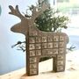 Personalised Wooden Reindeer Advent Calendar, thumbnail 3 of 3
