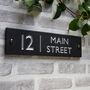 Modern Slate House Sign Choice Of Font, thumbnail 8 of 8