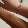 Personalised Mens Name Chain Bracelet, thumbnail 6 of 6