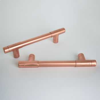 Copper Pull T Bar Door Handle Cabinet Hardware, 5 of 8