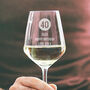 Personalised Special Age Birthday Wine Glass For Him, thumbnail 2 of 4
