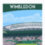 Wimbledon Tennis Art Print, thumbnail 2 of 4