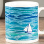 'Sailing Away' Caribbean Ocean Mug, thumbnail 2 of 9