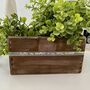 Personalised Wood And Copper Pot Planter, thumbnail 1 of 7