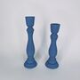 A Pair Of Wooden Candlesticks, thumbnail 4 of 5