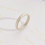 Textured Personalised 9ct Gold Men's Wedding Ring, thumbnail 1 of 5