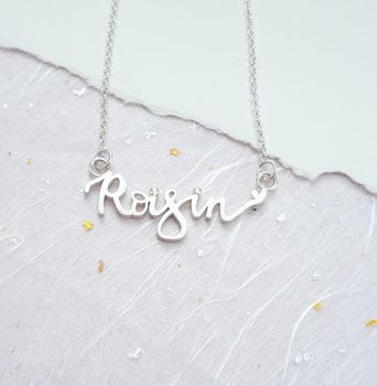 Personalised Name Heart Necklace, 2 of 6