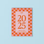 2025 Checkerboard Calendar Pink, thumbnail 1 of 4