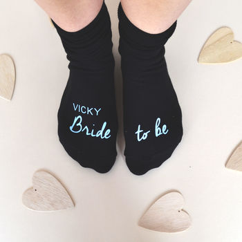 Bride And Groom To Be Set Of Socks, 3 of 3