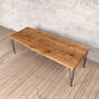Barnes Hairpin Legs Live Edge Industrial Dining Table, thumbnail 5 of 6