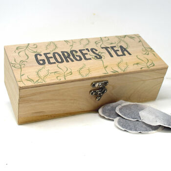 Personalised Tea Box Tree Design, 2 of 3