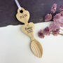 Engraved Wedding Favour Love Spoon, thumbnail 4 of 4