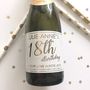 Personalised Mini 18th Birthday Prosecco Label, thumbnail 3 of 4
