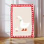 Goose Heart Nursery Art Print, thumbnail 1 of 5