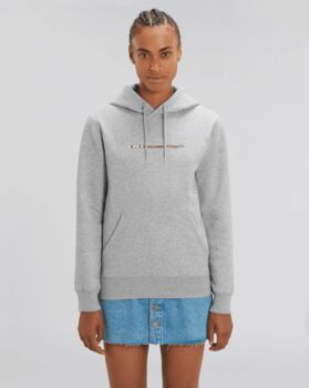 Custom Trip Organic Cotton Unisex Hoodie, 5 of 10