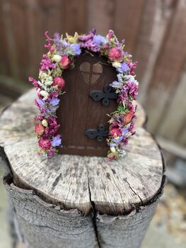 Dried Flower Fairy Door, 2 of 5